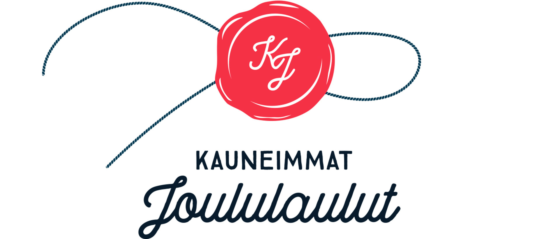 kauneimpien joululaulujen logo jossa sinettiin on painettu teksti Kauneimmat joululaulut 2017